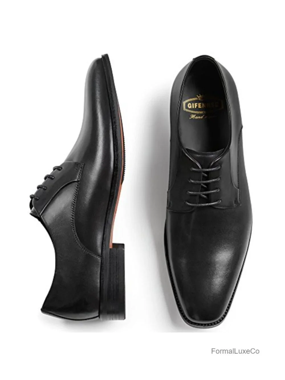Men's Genuine Leather Oxford Lace-Up Dress Shoes Formal Business